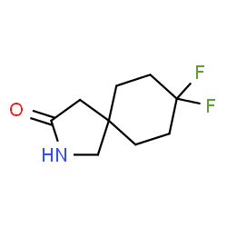 8,8-Difluoro-2-azaspiro[4.5]decan-3-one结构式