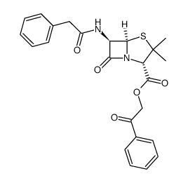 Penizillin G phenacylester结构式