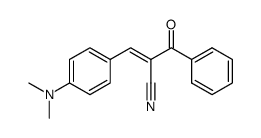 α-benzoyl-p-dimethylaminocinnamonitrile结构式