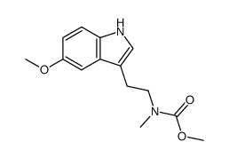 5-methoxy-N-methoxycarbonyl-N-methyltryptamine Structure
