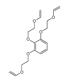 1,2,3-tris(2-ethenoxyethoxy)benzene结构式