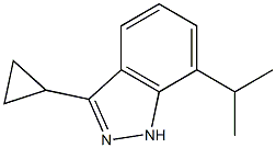 3-cyclopropyl-7-isopropyl-1H-indazole Structure