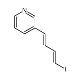 (1E,3E)-1-iodo-4-(3-pyridyl)-buta-1,3-diene Structure