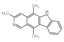 Ellipticine, 3-methyl- Structure