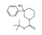 1-N-BOC-3-HYDROXY-3-PHENYLPIPERIDINE Structure