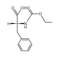 N-(ethoxycarbonyl)-(D)-phenylalanine结构式