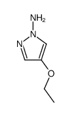 1H-Pyrazol-1-amine,4-ethoxy-(9CI) structure