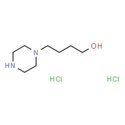 4-(1-piperazinyl)-1-butanol dihydrochloride structure