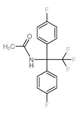 Acetamide,N-[2,2,2-trifluoro-1,1-bis(4-fluorophenyl)ethyl]- structure