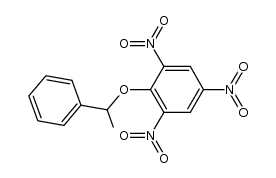 (1-phenyl-ethyl)-picryl ether结构式