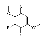 3-bromo-2,5-dimethoxy-1,4-benzoquinone Structure