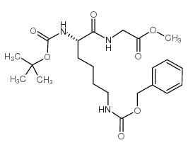 Boc-Lys(Z)-Gly-OMe结构式