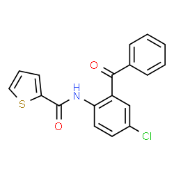 N-(2-Benzoyl-4-chlorophenyl)-2-thiophenecarboxamide图片