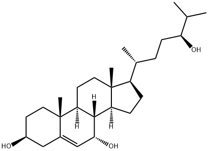7α,24(s)-dihydroxycholesterol结构式