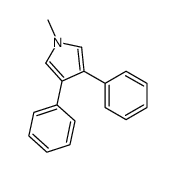 1-methyl-3,4-diphenylpyrrole Structure