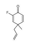 2,5-Cyclohexadien-1-one,2-fluoro-4-methyl-4-(2-propenyl)- (9CI) Structure