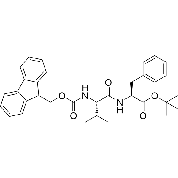 Fmoc-Val-Phe-Boc结构式