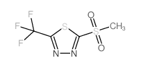 2-METHANESULFONYL-5-(TRIFLUOROMETHYL)-1,3,4-THIADIAZOLE Structure