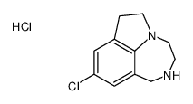 Pyrrolo(3,2,1-jk)(1,4)benzodiazepine, 9-chloro-1,2,3,4,6,7-hexahydro Structure