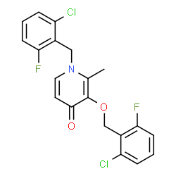 1-(2-Chloro-6-fluorobenzyl)-3-[(2-chloro-6-fluorobenzyl)oxy]-2-methyl-4(1H)-pyridinone picture