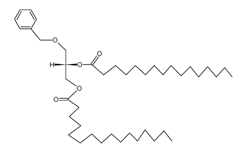 1,2-di-O-hexacecanoyl-3-O-benzyl-sn-glycerol结构式