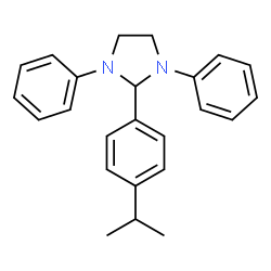 1,3-diphenyl-2-[4-(propan-2-yl)phenyl]imidazolidine structure