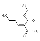 2-Hexenoic acid,2-acetyl-, ethyl ester Structure