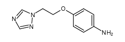 4-[2-(1H-1,2,4-triazol-1-yl)ethoxy]phenylamine Structure