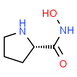 2-Pyrrolidinecarboxamide,N-hydroxy-,(2S)-(9CI) Structure
