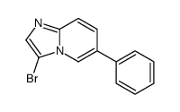 3-溴-6-苯基咪唑并[1,2-A]吡啶结构式