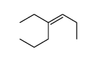 4-Ethyl-3-heptene Structure