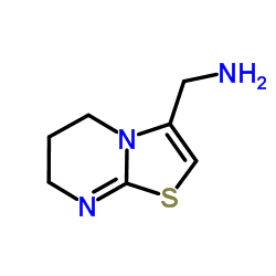 1-(6,7-Dihydro-5H-[1,3]thiazolo[3,2-a]pyrimidin-3-yl)methanamine Structure