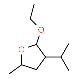 Furan, 2-ethoxytetrahydro-5-methyl-3-(1-methylethyl)- (9CI) picture