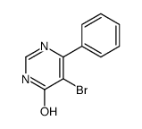 5-bromo-6-phenyl-4-pyrimidinol结构式