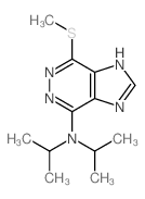 N,N-Diisopropyl-7-(methylthio)-1H-imidazo[4,5-d]pyridazin-4-amine Structure