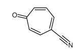 5-oxocyclohepta-1,3,6-triene-1-carbonitrile结构式