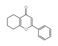 2-phenyl-5,6,7,8-tetrahydrochromen-4-one结构式