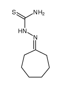 cycloheptanone thiosemicarbazone Structure