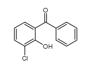 3-chloro-2-hydroxy-benzophenone Structure