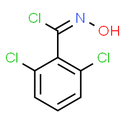 (E)-2,6-dichlorobenzoyl chloride oxime结构式