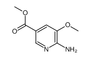 METHYL 6-AMINO-5-METHOXYNICOTINATE structure