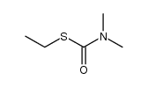 ethyl N,N-dimethylthiocarbamate结构式