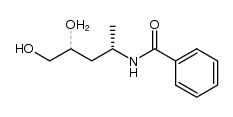 4(S)-(benzoylamino)-1,2-(R and S)-pentanediol Structure