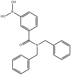 3-(二苄甲基氨基甲酰基)苯硼酸结构式