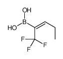[(Z)-1,1,1-trifluoropent-2-en-2-yl]boronic acid结构式
