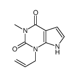 1-Allyl-3-methyl-1H-pyrrolo[2,3-d]pyrimidine-2,4(3H,7H)-dione picture