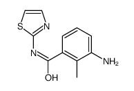 3-Amino-2-methyl-N-(1,3-thiazol-2-yl)benzamide Structure