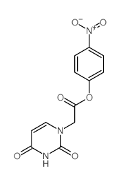 (4-nitrophenyl) 2-(2,4-dioxopyrimidin-1-yl)acetate结构式