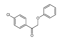 1-(4-chlorophenyl)-2-phenoxyethanone结构式