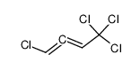 1,4,4,4-tetrachloro-buta-1,2-diene Structure